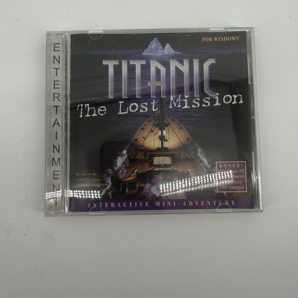 Titanic The Lost‎ Mission PC Game Windows 95 3.1 CyberFlix Interactive Adventure